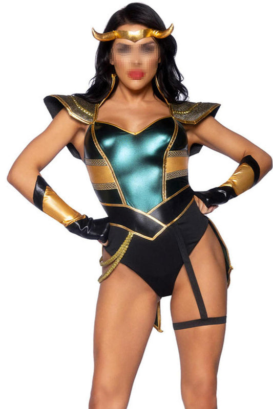 Sexy Goddess Warrior Costume – Loki Inspired Outfit