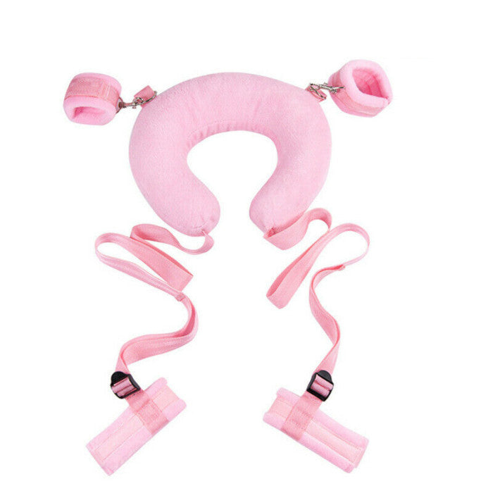 Cosplay Fetish Bed Restraint Bondage Ankle&Hand Cuffs