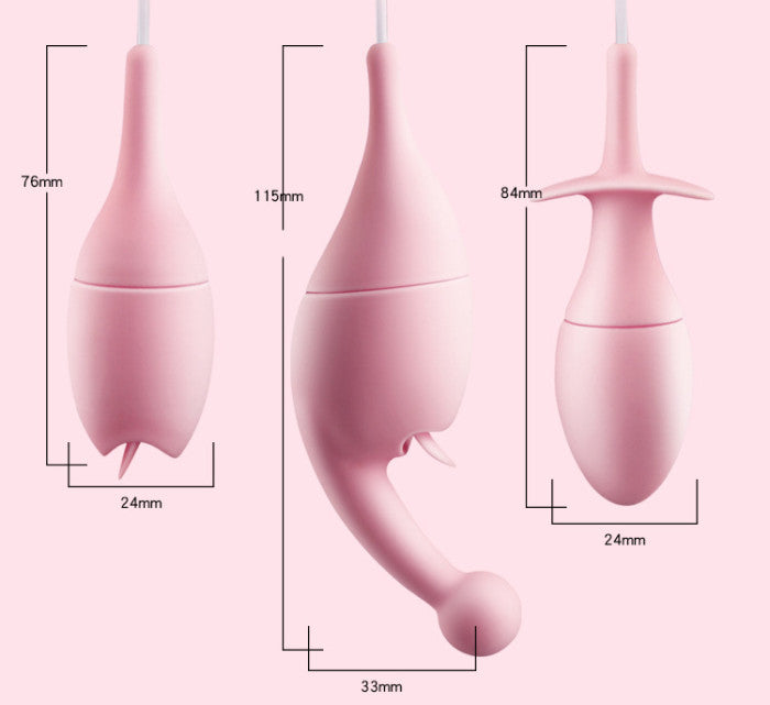10 Speed Vibrating Love Egg Tongue Vibrator Dildo Clitoral Stimulator Sex Toy