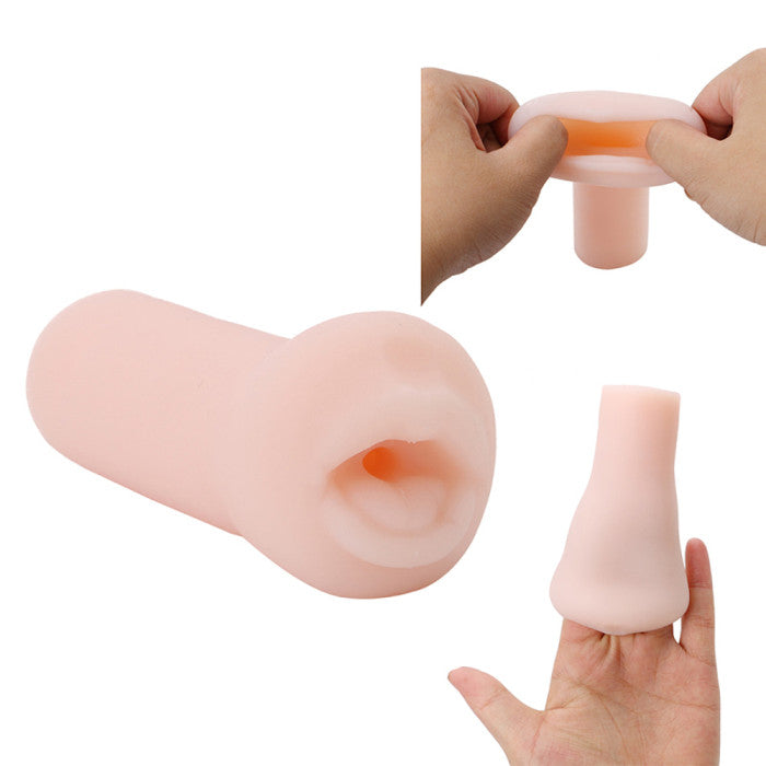 Male Pocket Pussy Vagina Masturbator Stroker Mouth