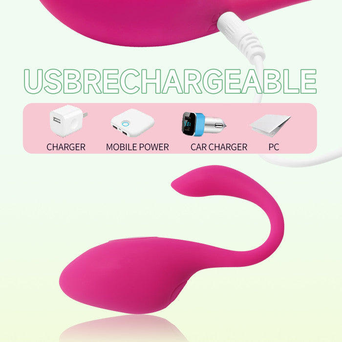 Wireless App Controlled Jumping Eggs ~ Smart App-Controlled Vibrating Egg – 10 Modes, USB Rechargeable