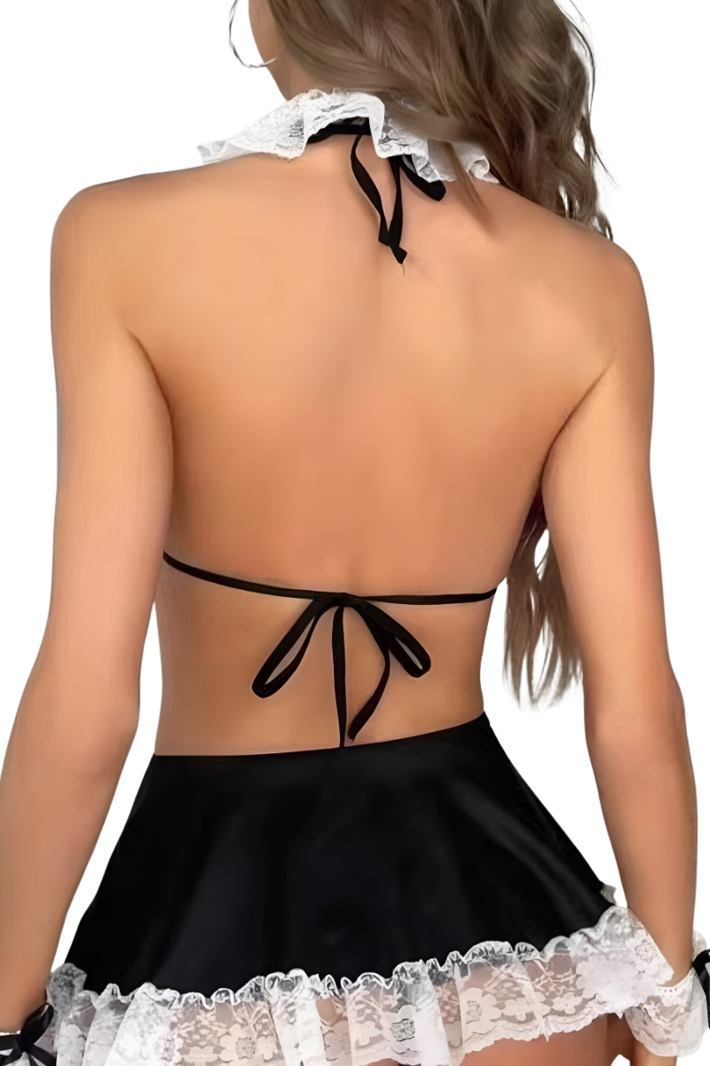 French Maid Lingerie Set – 5-Piece Sexy Roleplay Costume