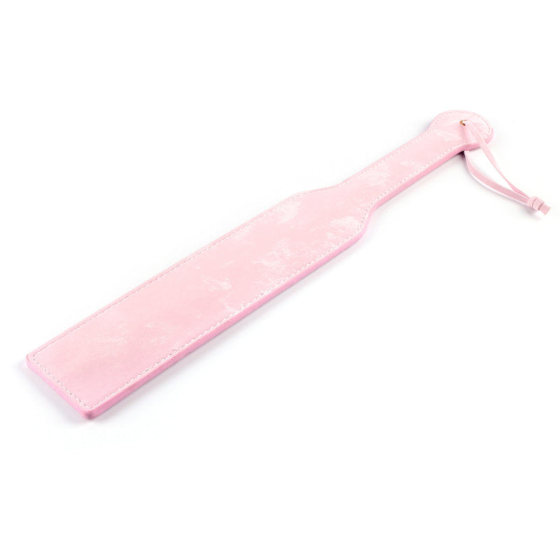 Pink 3-Piece Bondage Set – Blindfold, Paddle & Heart Choker