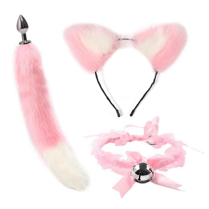 Kitten Play 3-Piece Set – Tail Plug, Collar & Cat Ears